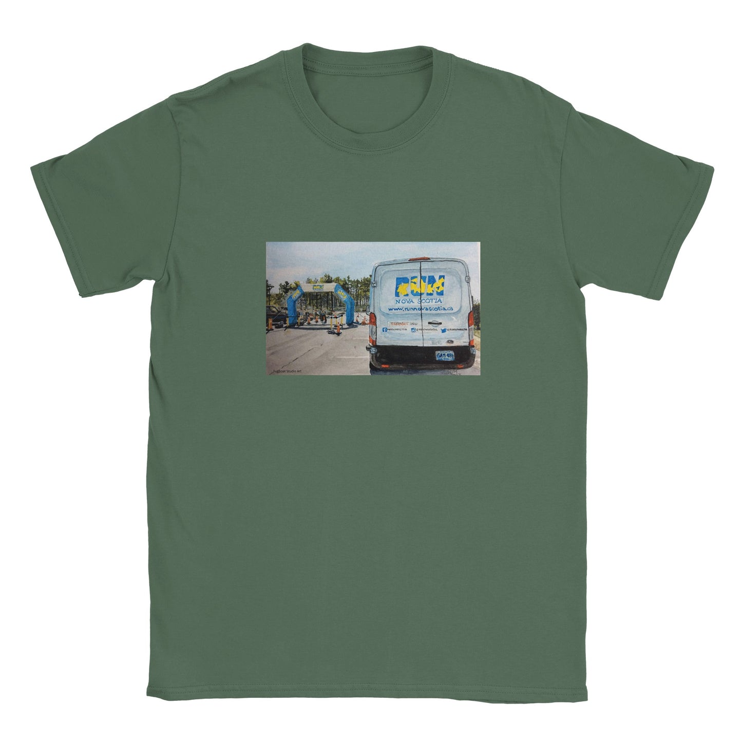 Run Nova Scotia Fan  T-shirt