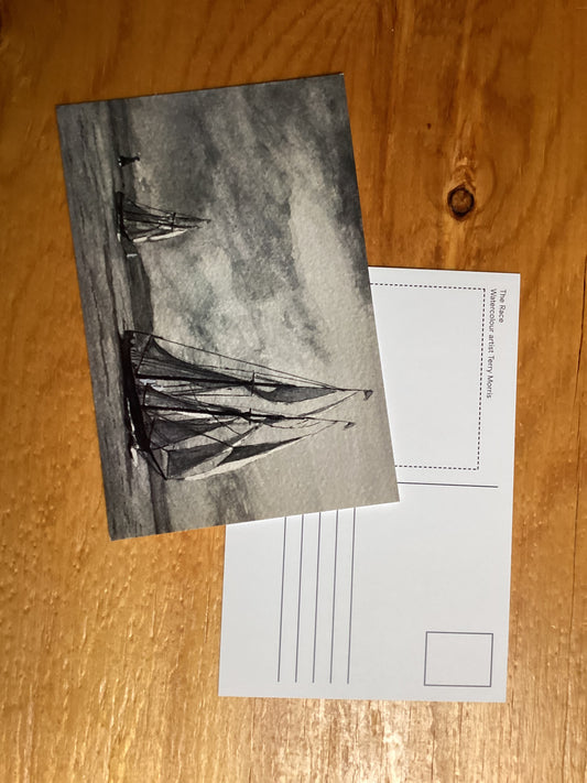 Postcard The Race