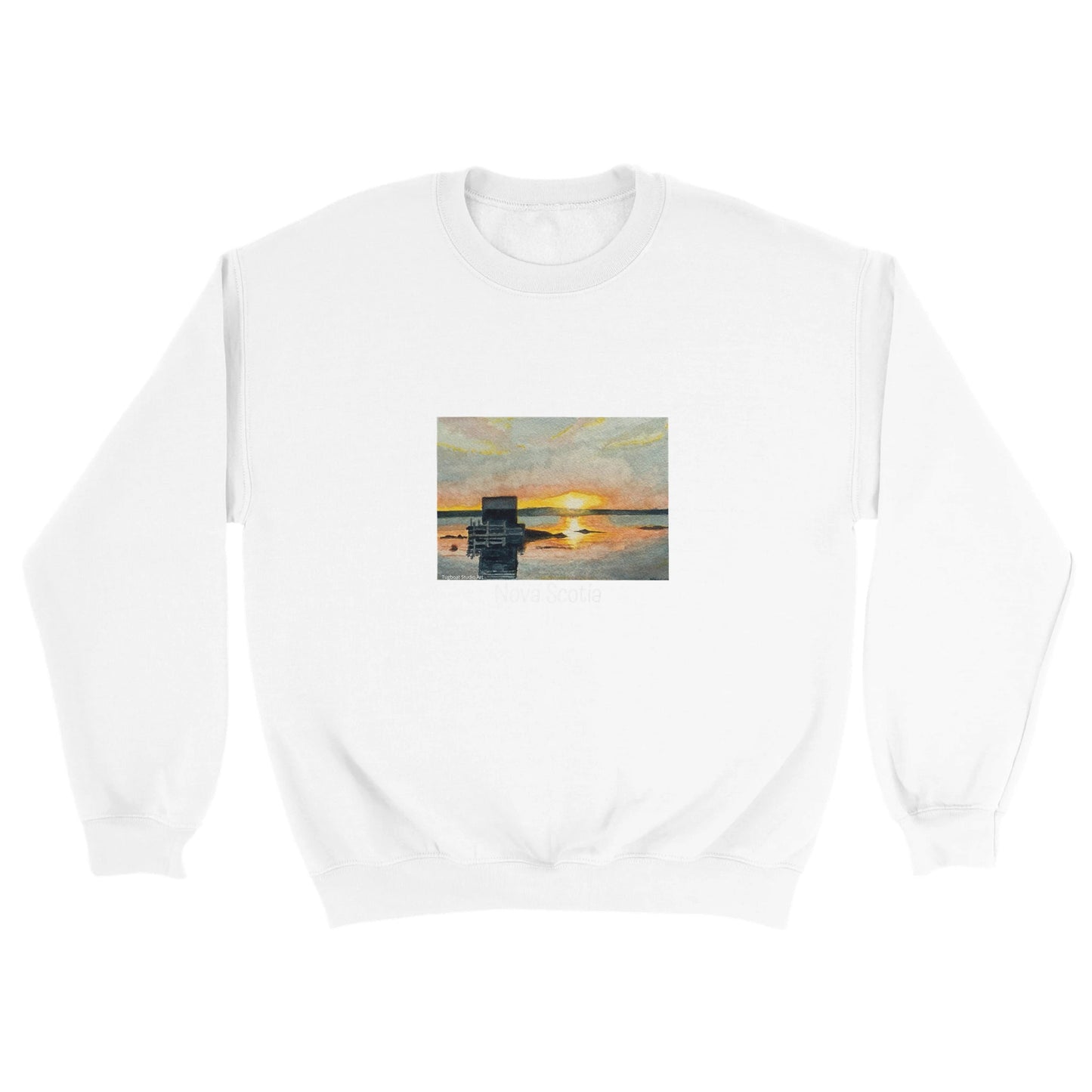 Blue Rocks Sunset - Unisex Crewneck Sweatshirt
